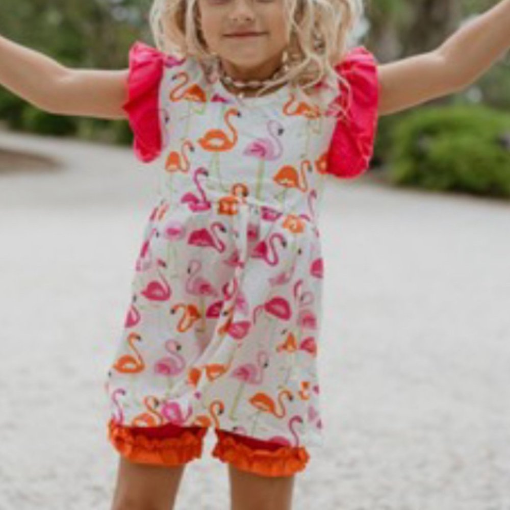 Girls Flamingo set